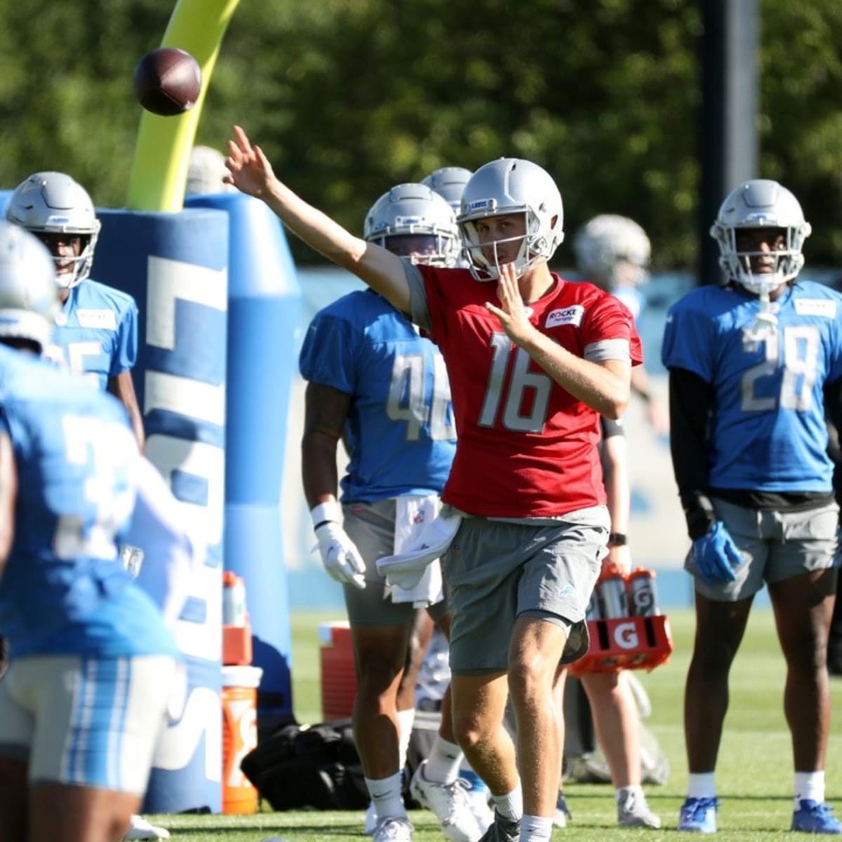 A big time scare at Detroit Lions Training Camp Today