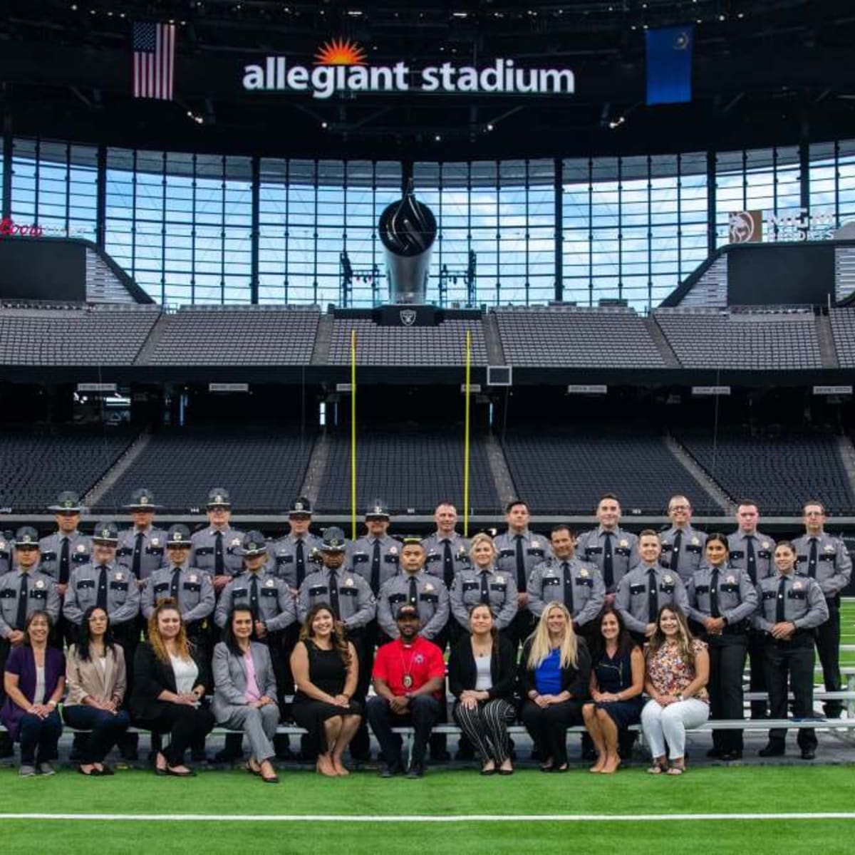 Photos: Raiders host military members for a day at Training Camp