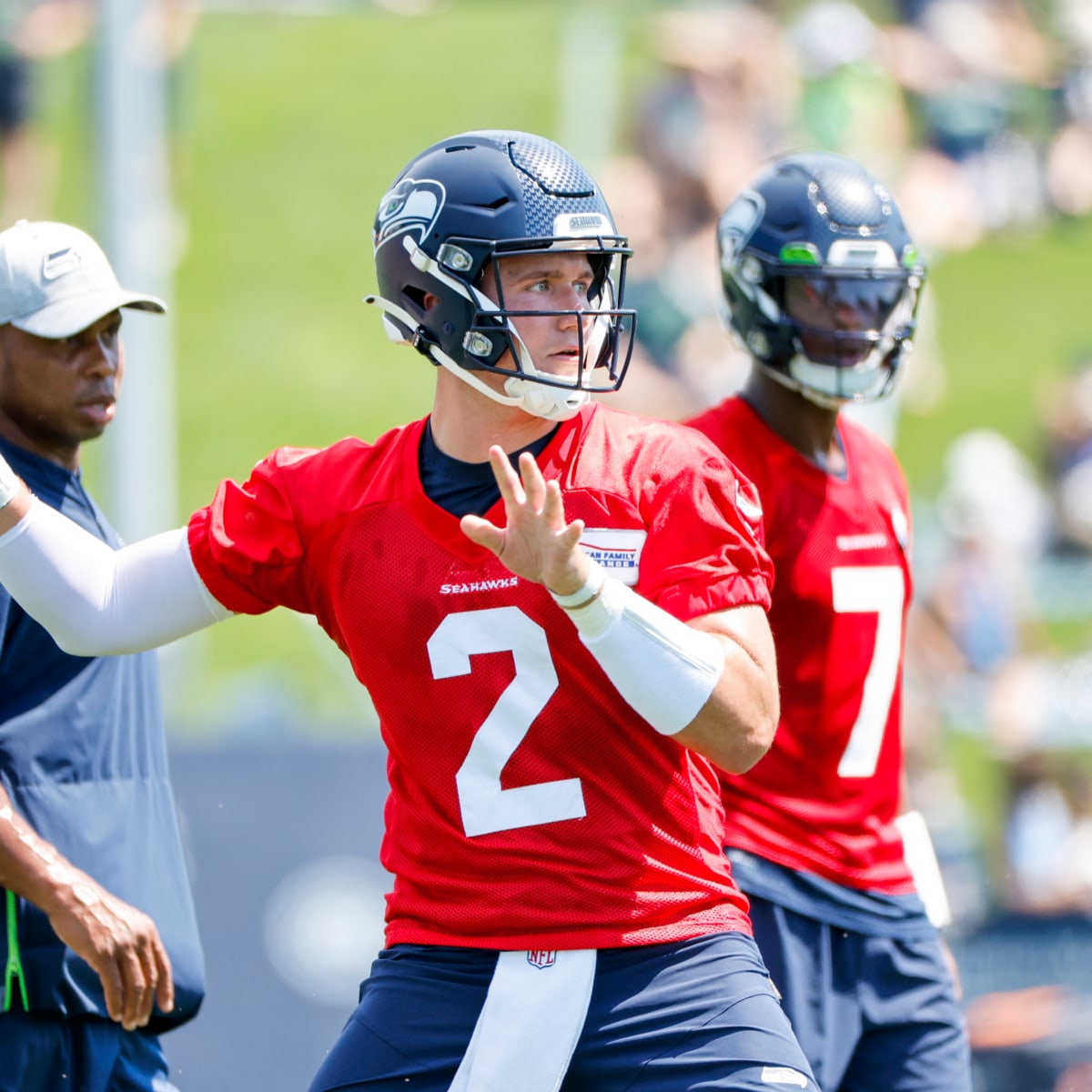 Seahawks 2023 training camp under way at VMAC in Renton