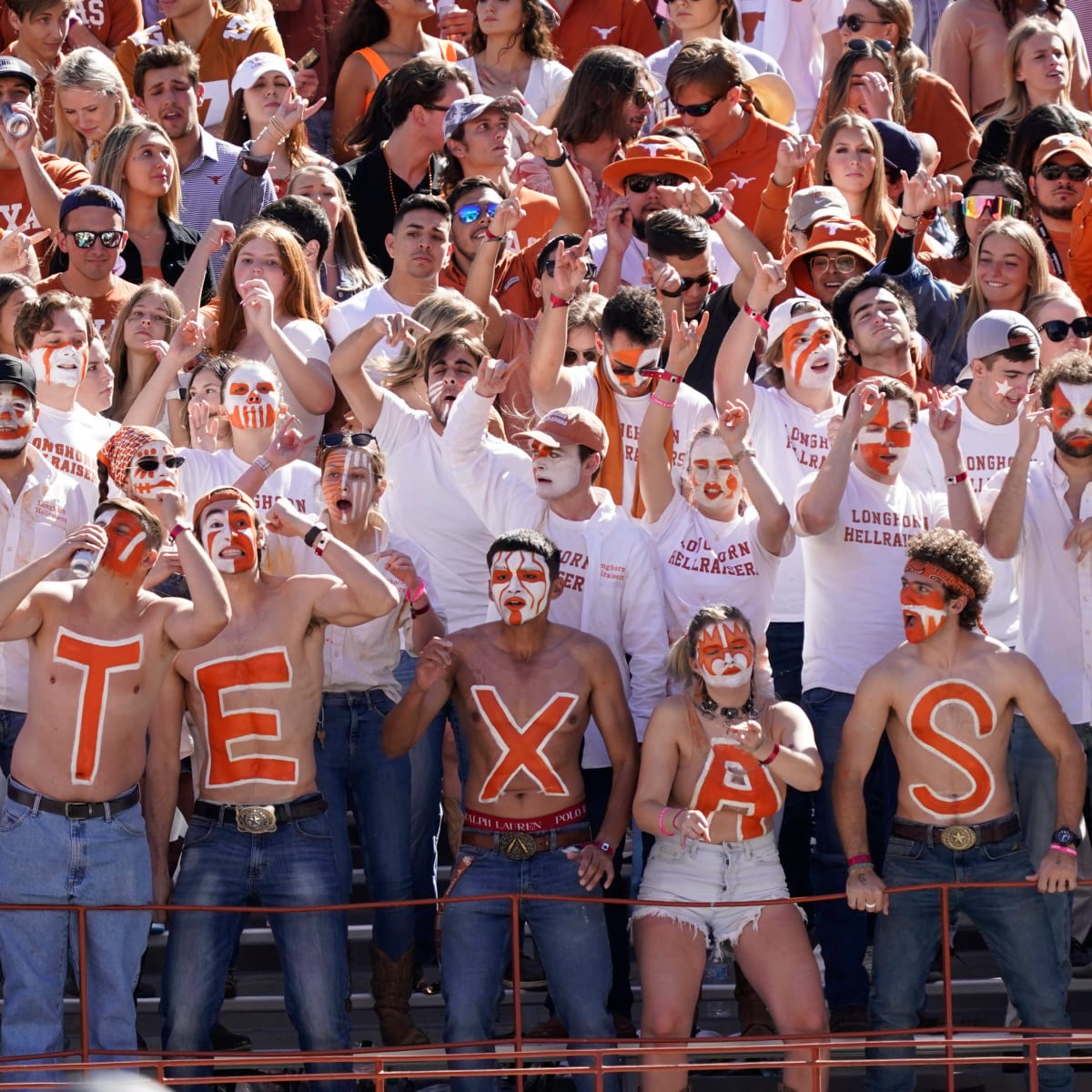 Justin Tucker Texas Longhorns Unsigned Celebrates a Game-Winning Field Goal  Photograph