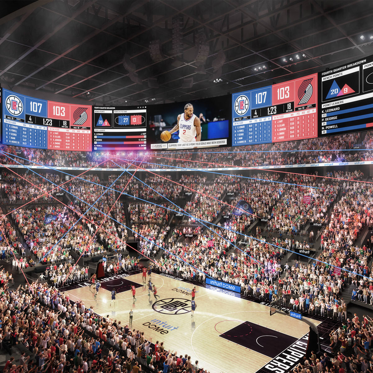 LA Clippers unveil $1.8 billion Intuit Dome