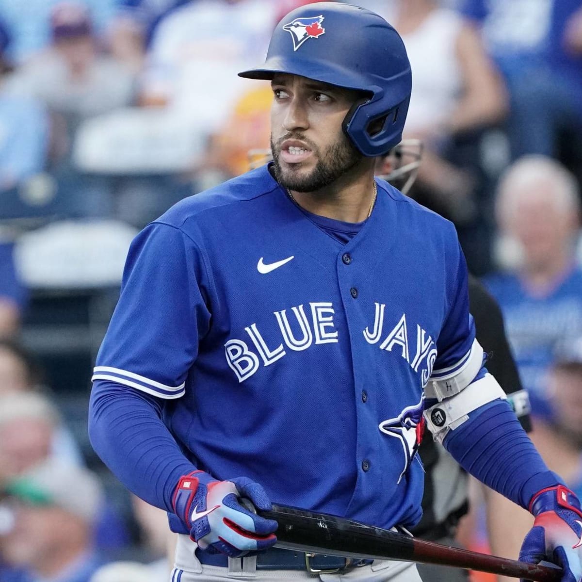 George Springer carted off field with injury in Blue Jays playoff
