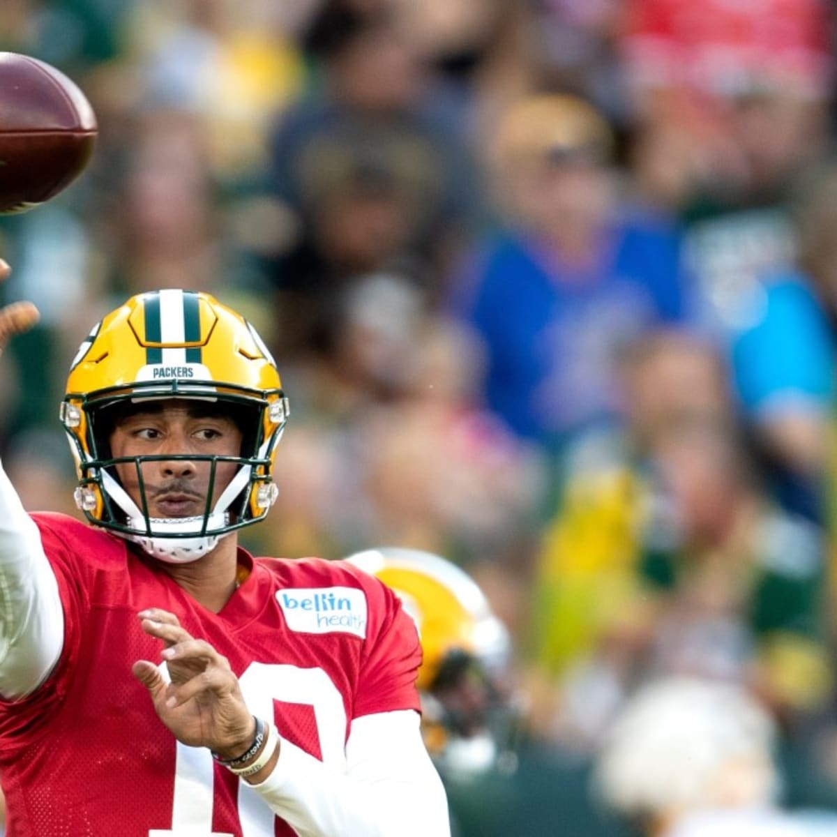 Storm clouds parted ways for the annual Packers training camp kids