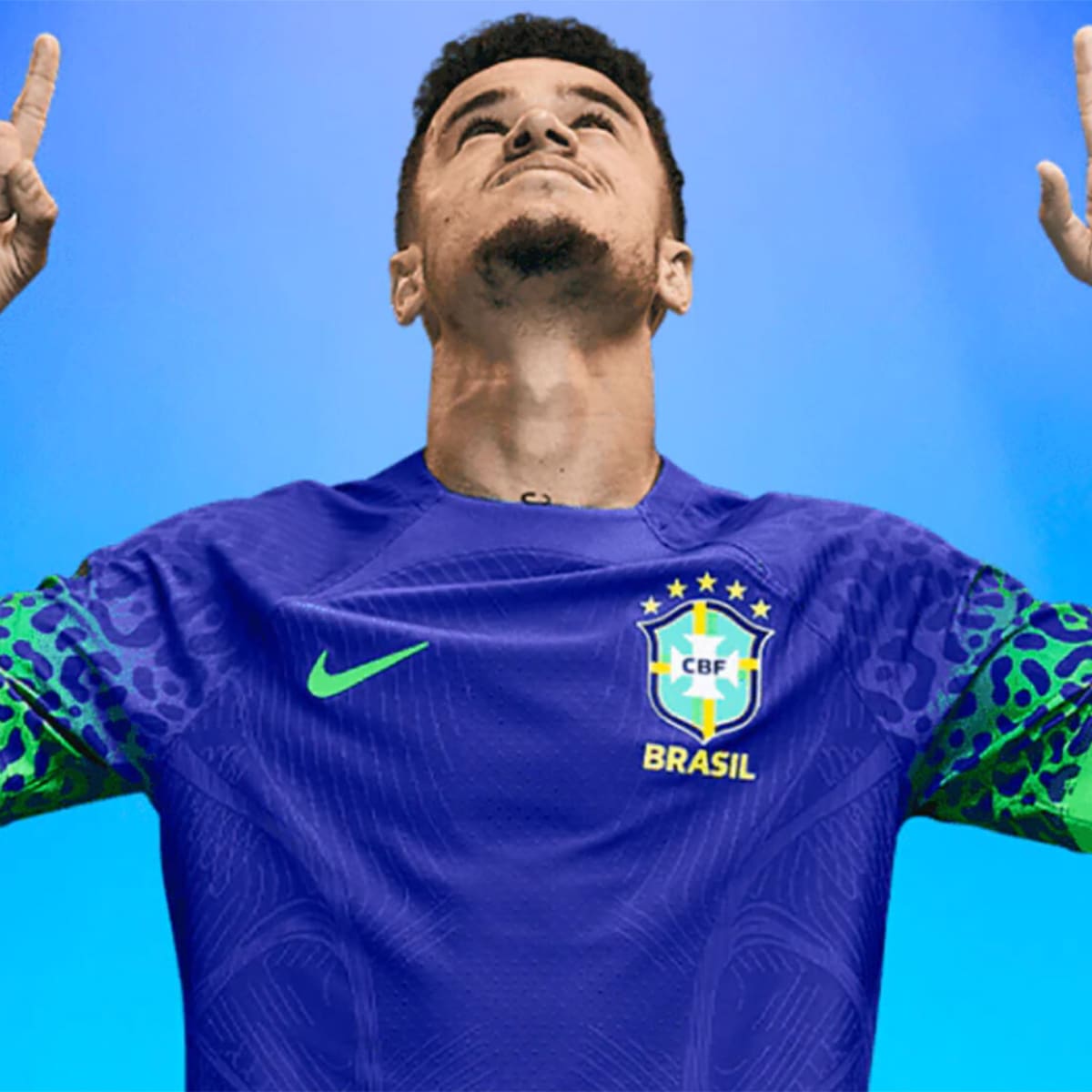 Nike NIKE BRAZIL AWAY JERSEY SOCCER FOOTBALL SHIRT FIFA WORLD CUP