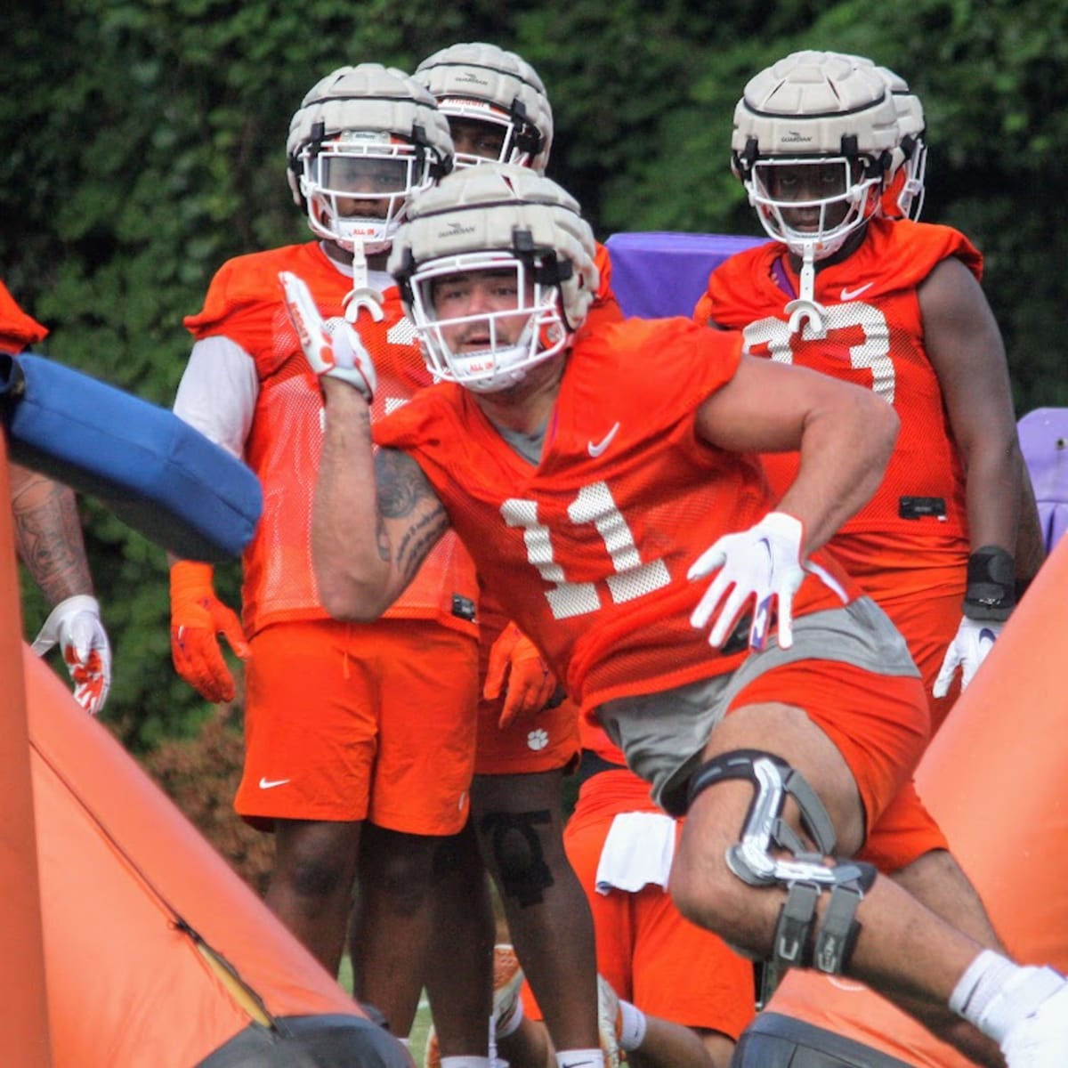 Clemson University Defensive End KJ Henry Talks Spring Game