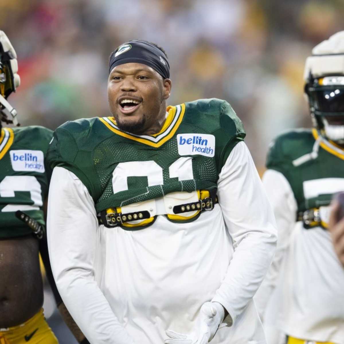 Rashan Gary emerging as animated defensive leader at Packers camp - Sports  Illustrated