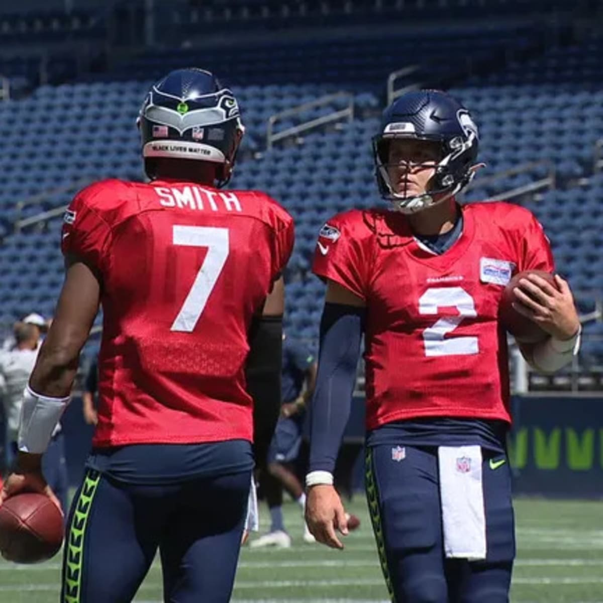 Drew Lock earning first-team reps at Seahawks practice