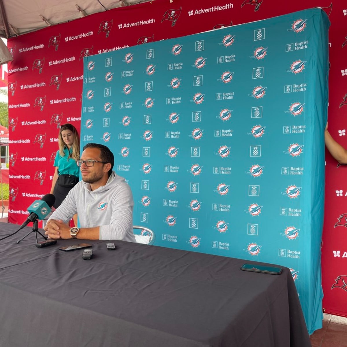 Miami Dolphins-Tampa Bay Bucs First Joint Practice: What They Said - Sports  Illustrated Miami Dolphins News, Analysis and More