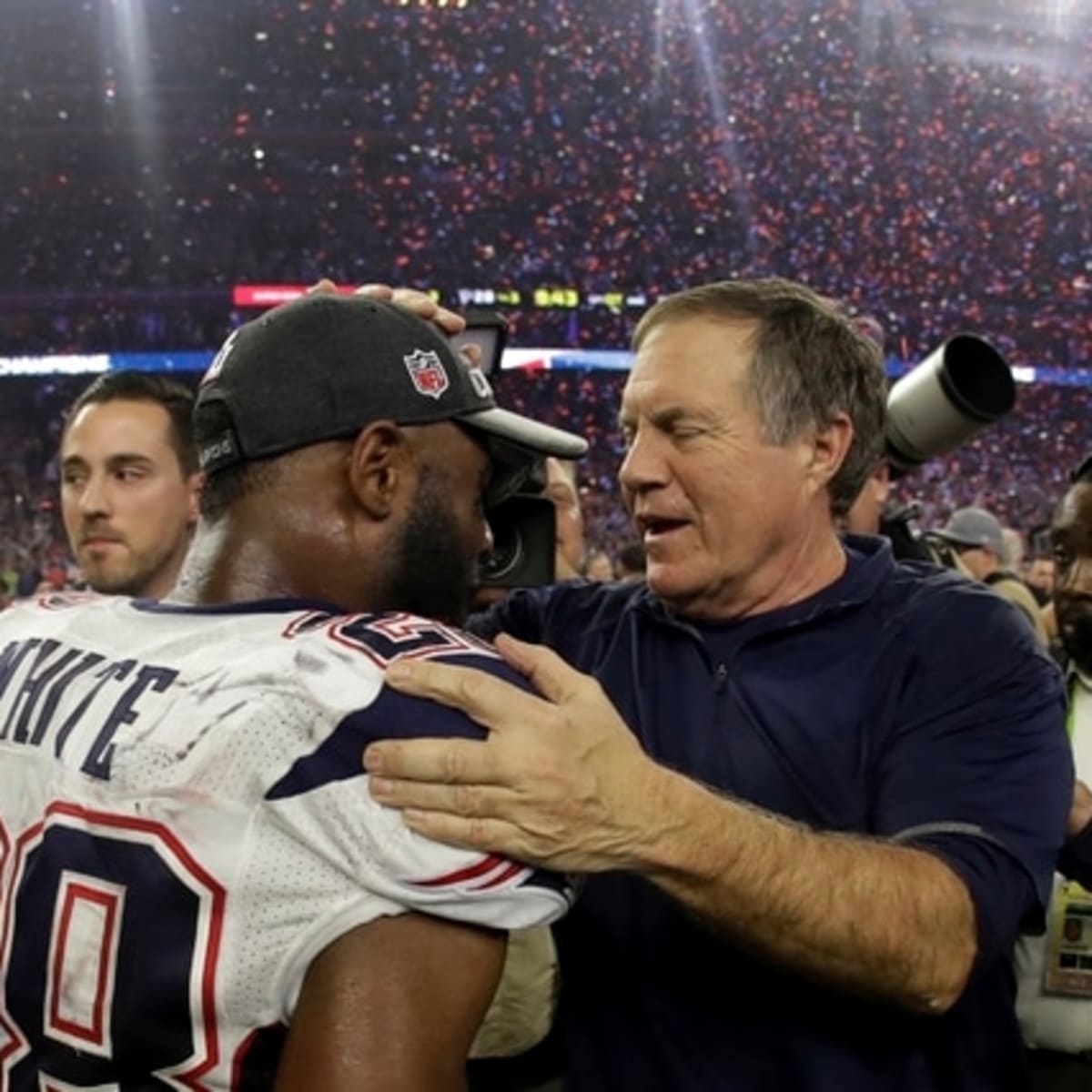 James White was the hero of #SBLI, retirement, New England Patriots