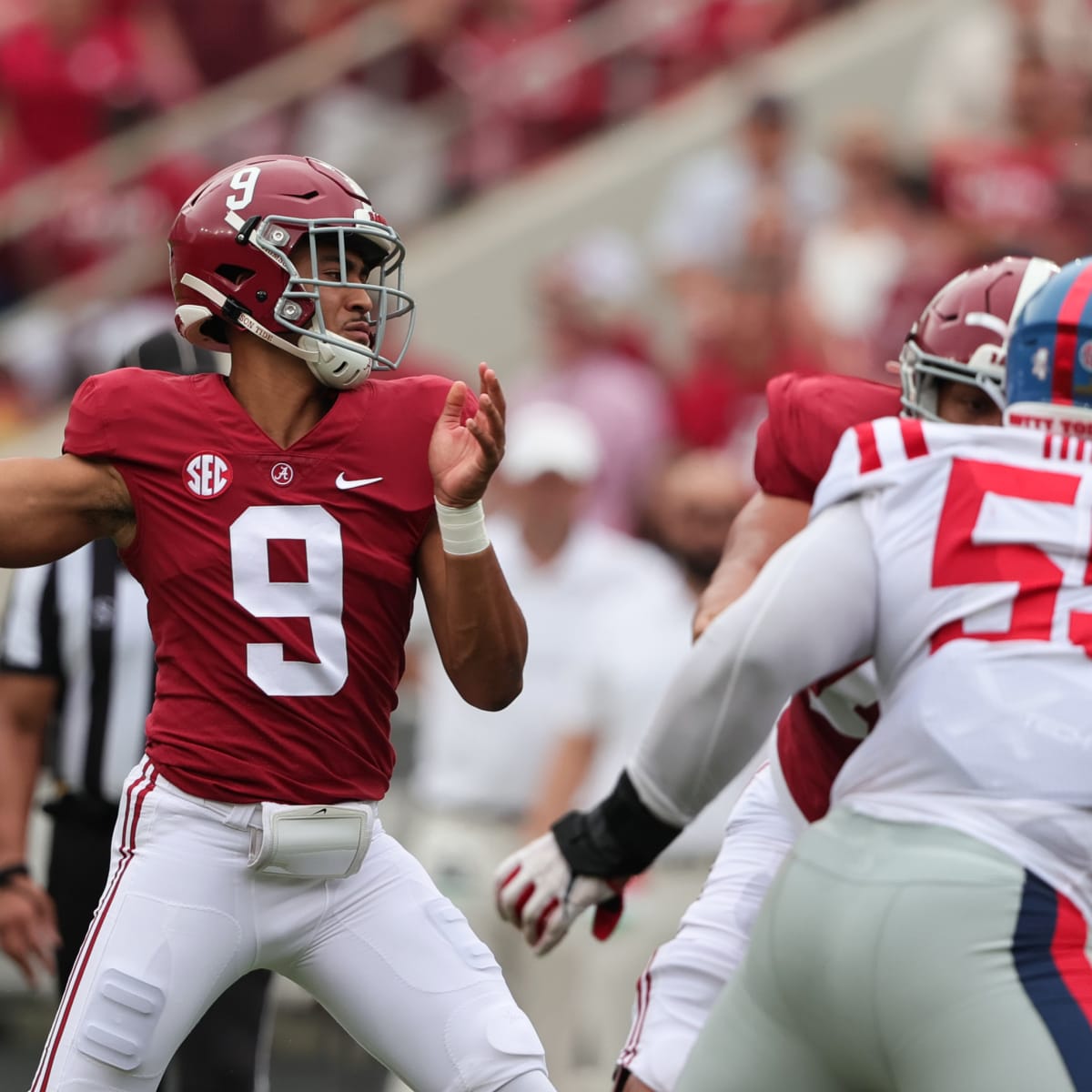 Alabama vs. Ole Miss score, takeaways: No. 9 Tide survive No. 11 Rebels  behind Bryce Young's three TDs 