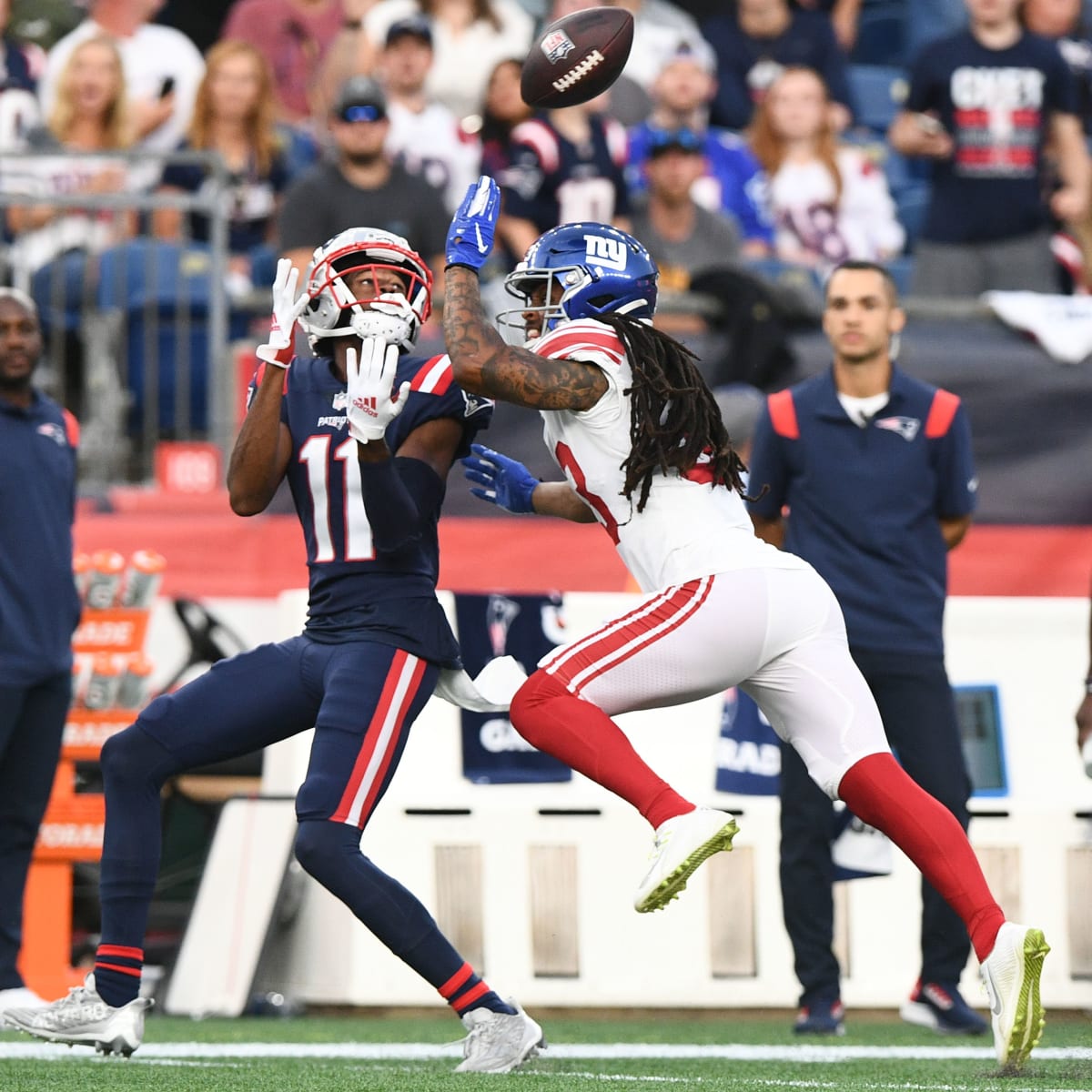 Pats rookies Strange, Thornton solid in preseason debut