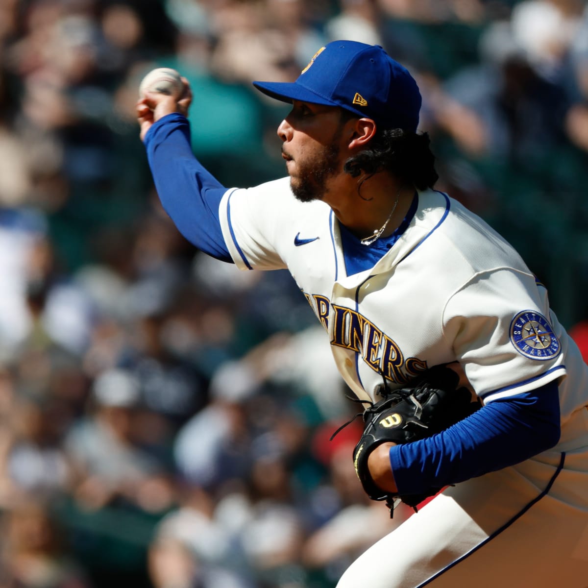 Game Used Baseball, 2023 Opening Day - Pitcher: Andres Munoz