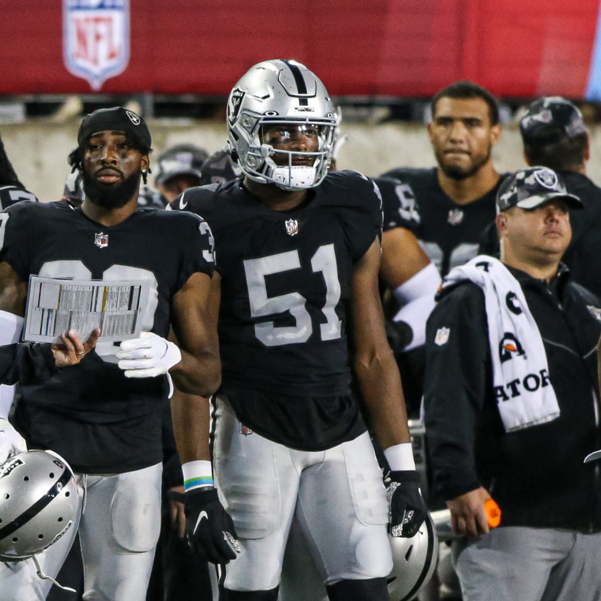 Las Vegas Raiders' Koonce Continues to Grow Into Role on Defense - Sports  Illustrated Las Vegas Raiders News, Analysis and More