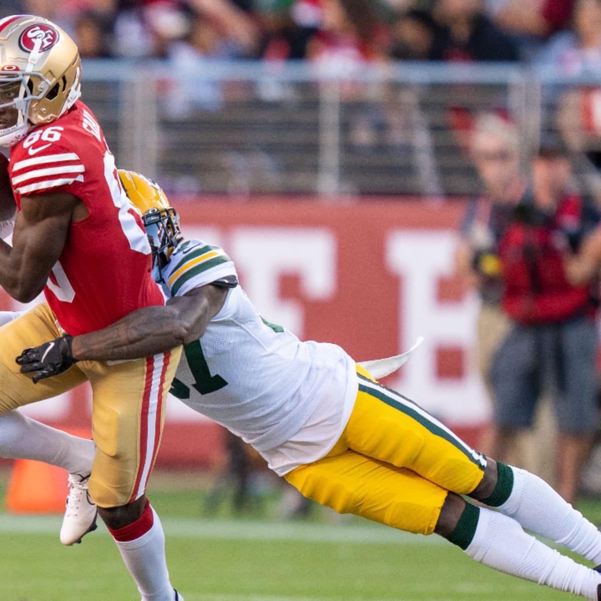 San Francisco 49ers wide receiver Danny Gray (86) during an NFL