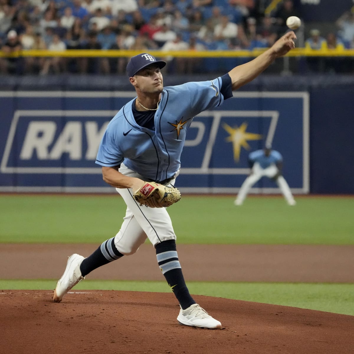 Tampa Bay Pitcher Shane McClanahan Gets Touched Up in All-Star Game Debut,  But American League Wins Again. - Sports Illustrated Tampa Bay Rays Scoop  News, Analysis and More