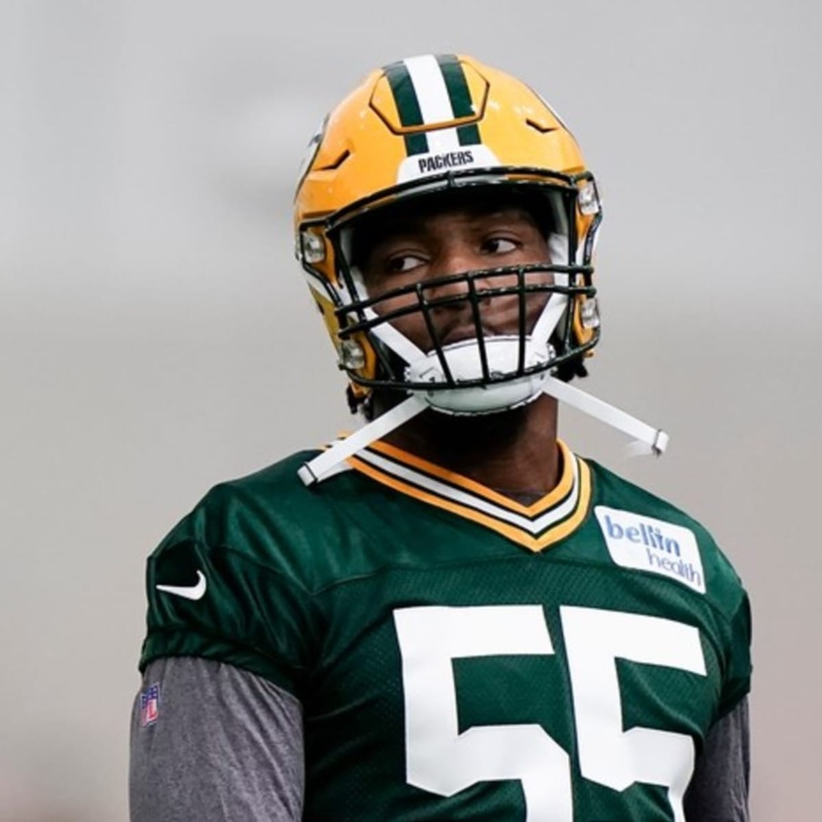 Green Bay Packers linebacker Kingsley Enagbare (55) during a preseason NFL  football game Saturday, Aug. 19, 2023, in Green Bay, Wis. (AP Photo/Mike  Roemer Stock Photo - Alamy