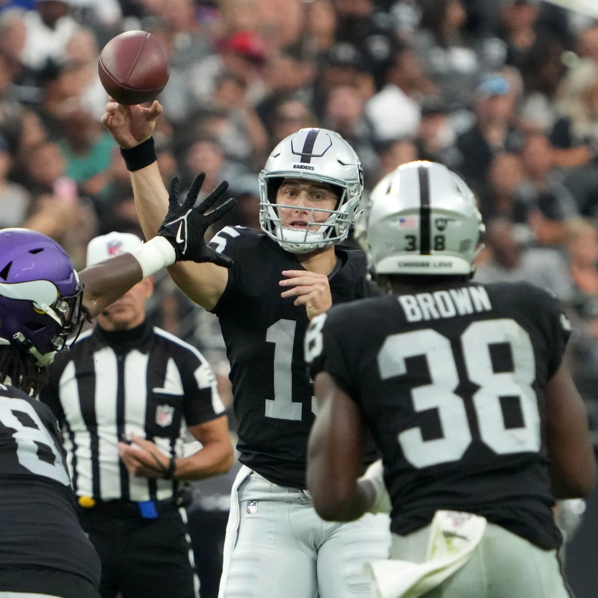 Chase Garbers Impressive in His NFL Debut for the Raiders - Sports