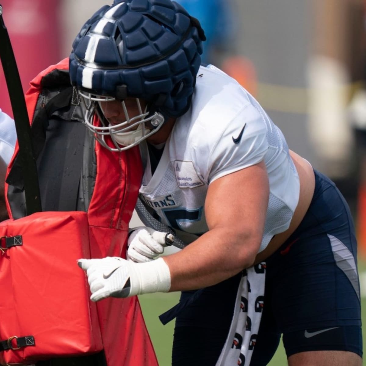 Titans' Dillon Radunz posted brutal PFF pass-block grade vs. Bucs