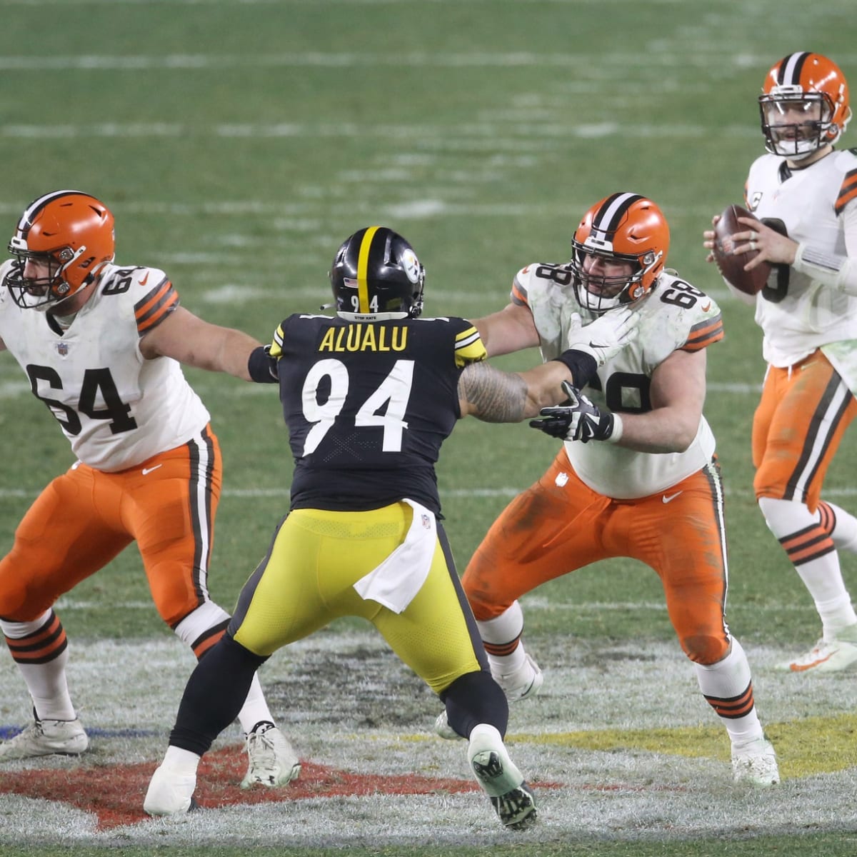 Do the Browns have any other realistic options at left tackle?