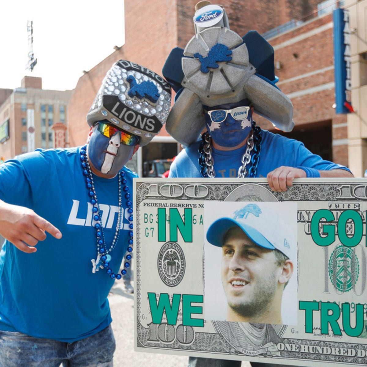 Jared Goff on X: Hey Lions fans! I'm excited to give you all the chance to  win 2 tickets to a game and sideline passes. Donations will support  @jg16_official in our collaboration