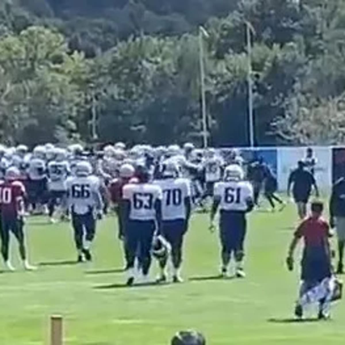 Patriots-Panthers joint practices Day 1: Fights, Mac Jones