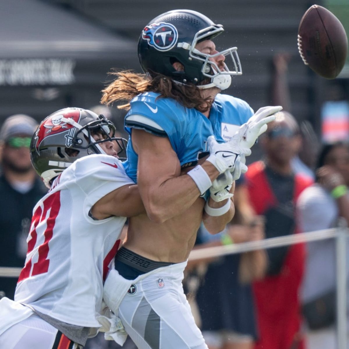 Bucs-Titans practice gets chippy, including dust-up with a Tampa Bay staff  member