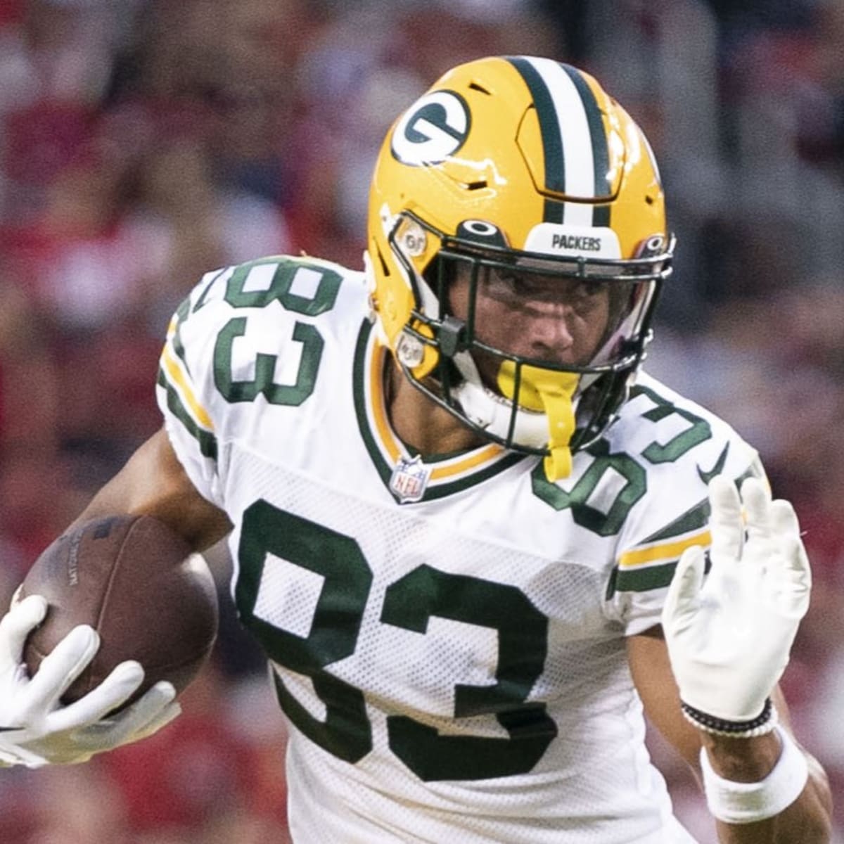 Green Bay Packers wide receiver Samori Toure (83) during a preseason NFL  football game Saturday, Aug. 26, 2023, in Green Bay, Wis. (AP Photo/Mike  Roemer Stock Photo - Alamy