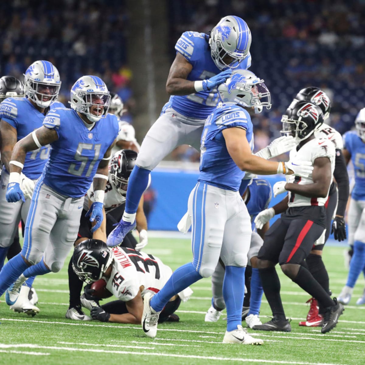 Detroit Lions Malcolm Rodriguez earns first NFL sack. - Sports Illustrated  Detroit Lions News, Analysis and More