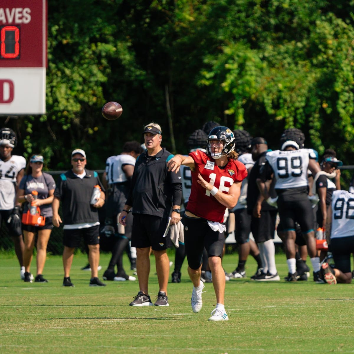 Jaguars hold 2022 Training Camp at Episcopal School practice fields