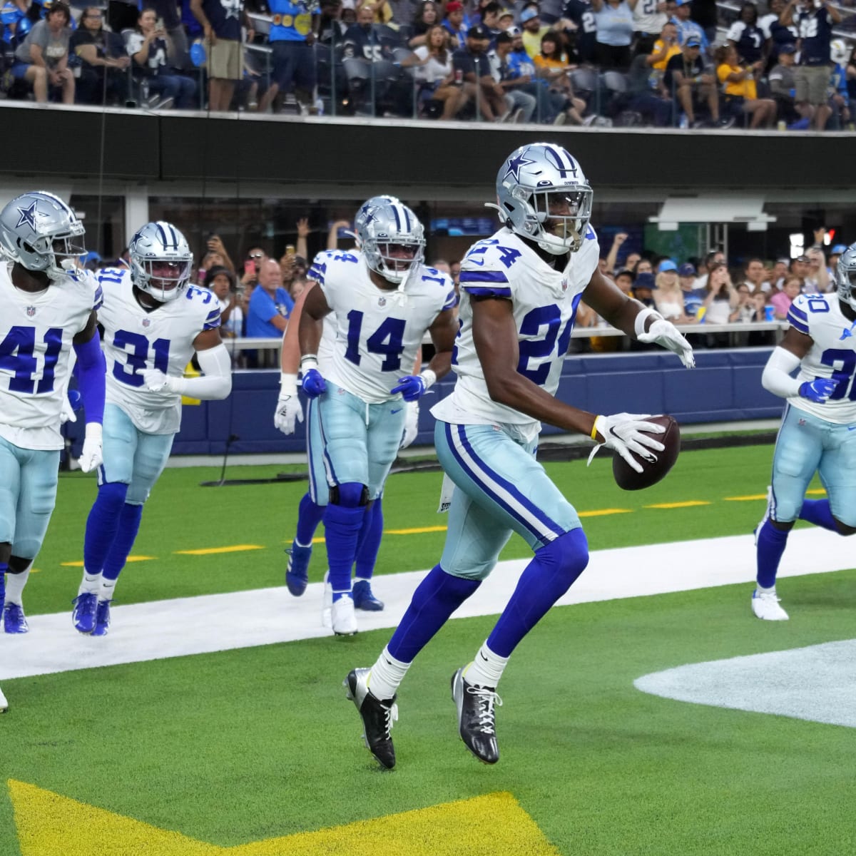 Seattle Seahawks running back Darwin Thompson (36) is seen during an NFL  preseason football game against the Dallas Cowboys, Friday, Aug. 26, 2022,  in Arlington, Texas. Dallas won 27-26. (AP Photo/Brandon Wade