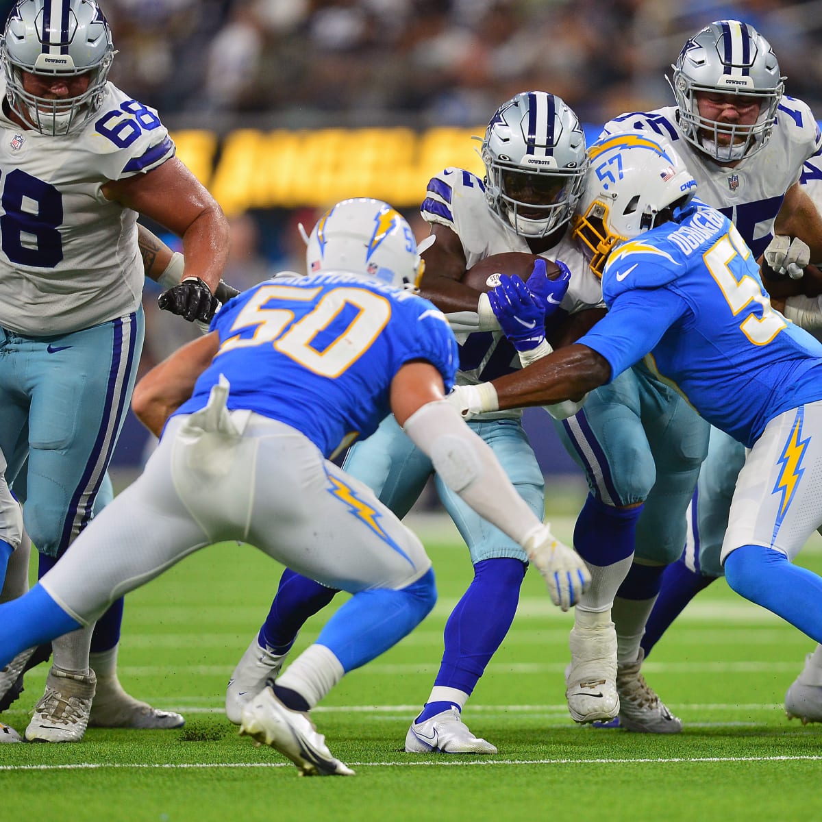 Dallas Cowboys win on last-second field goal against Chargers