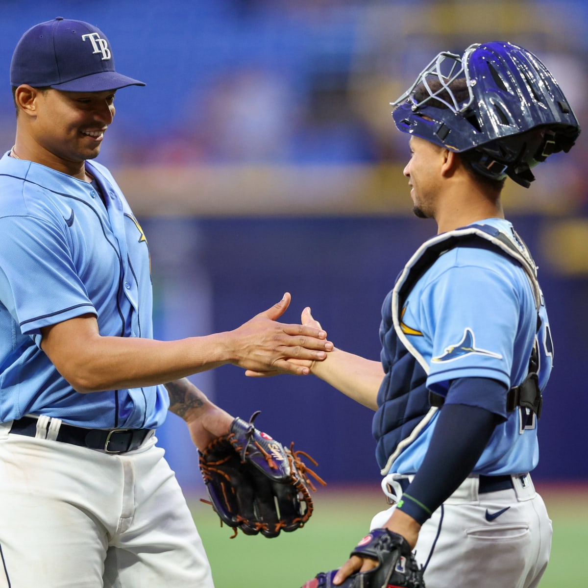 Tampa Bay Rays Catcher — and Pitcher — Christian Bethancourt Literally Does  it All in 11-1 Rout of Los Angeles Angels - Sports Illustrated Tampa Bay  Rays Scoop News, Analysis and More
