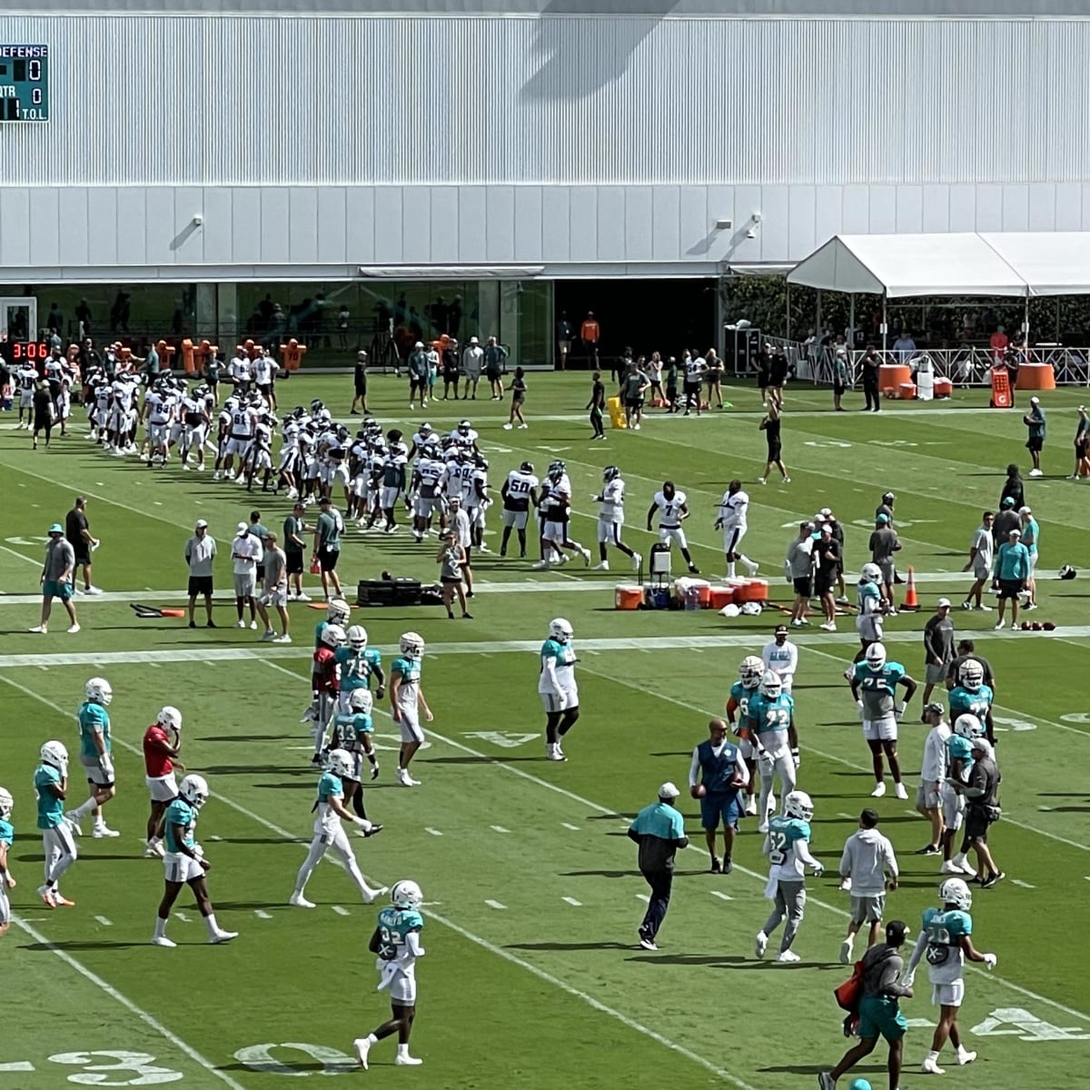 Miami Dolphins-Philadelphia Eagles First Joint Practice