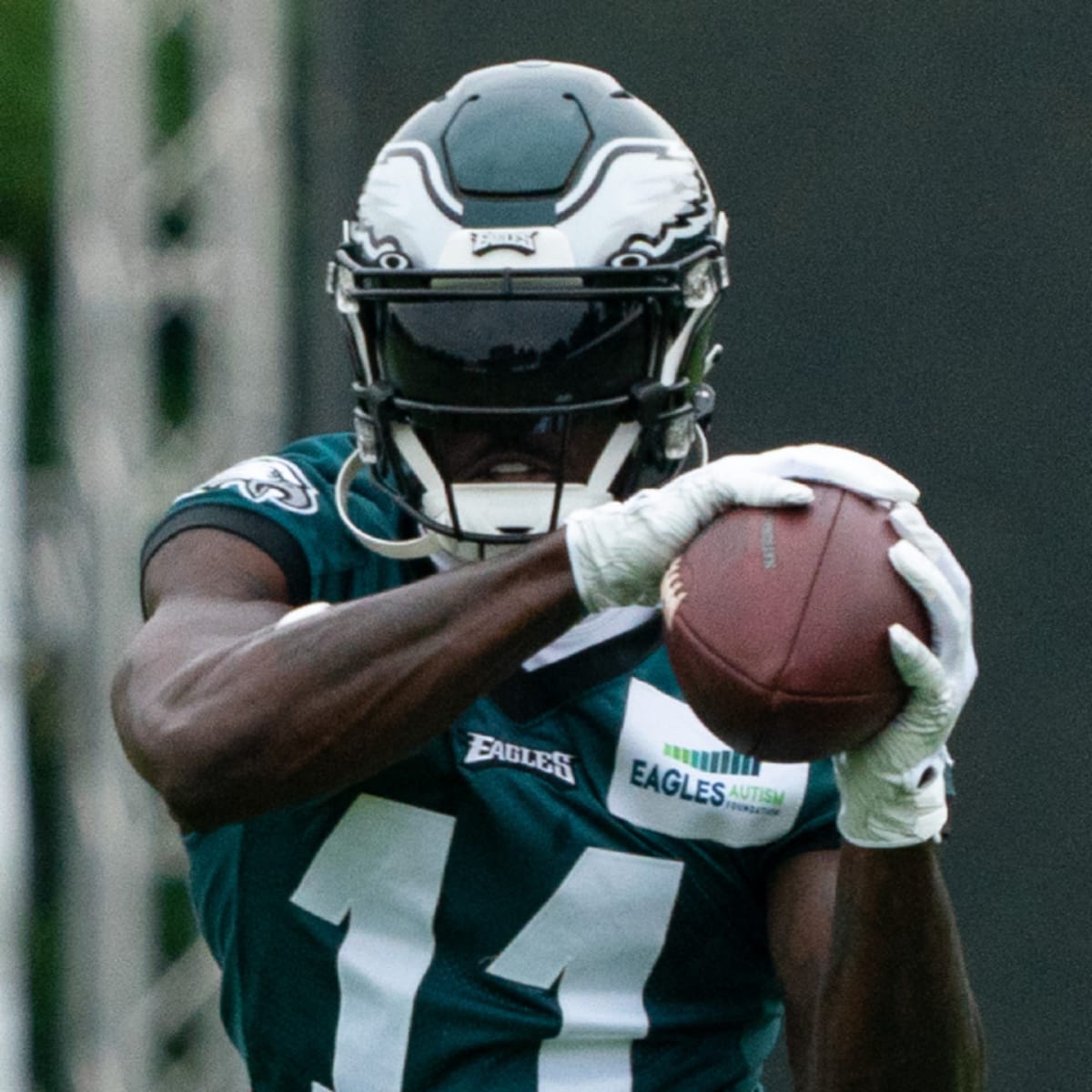 A.J. Brown hints at Eagles 'Batman' wide receivers using a cape for TD  celebrations #shorts 