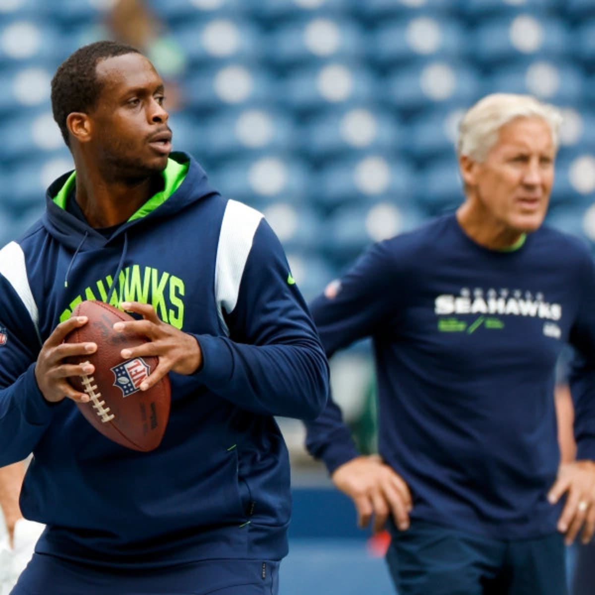 Seahawks' Pete Carroll: Competing QBs Geno Smith, Drew Lock both had good  outings in preseason opener