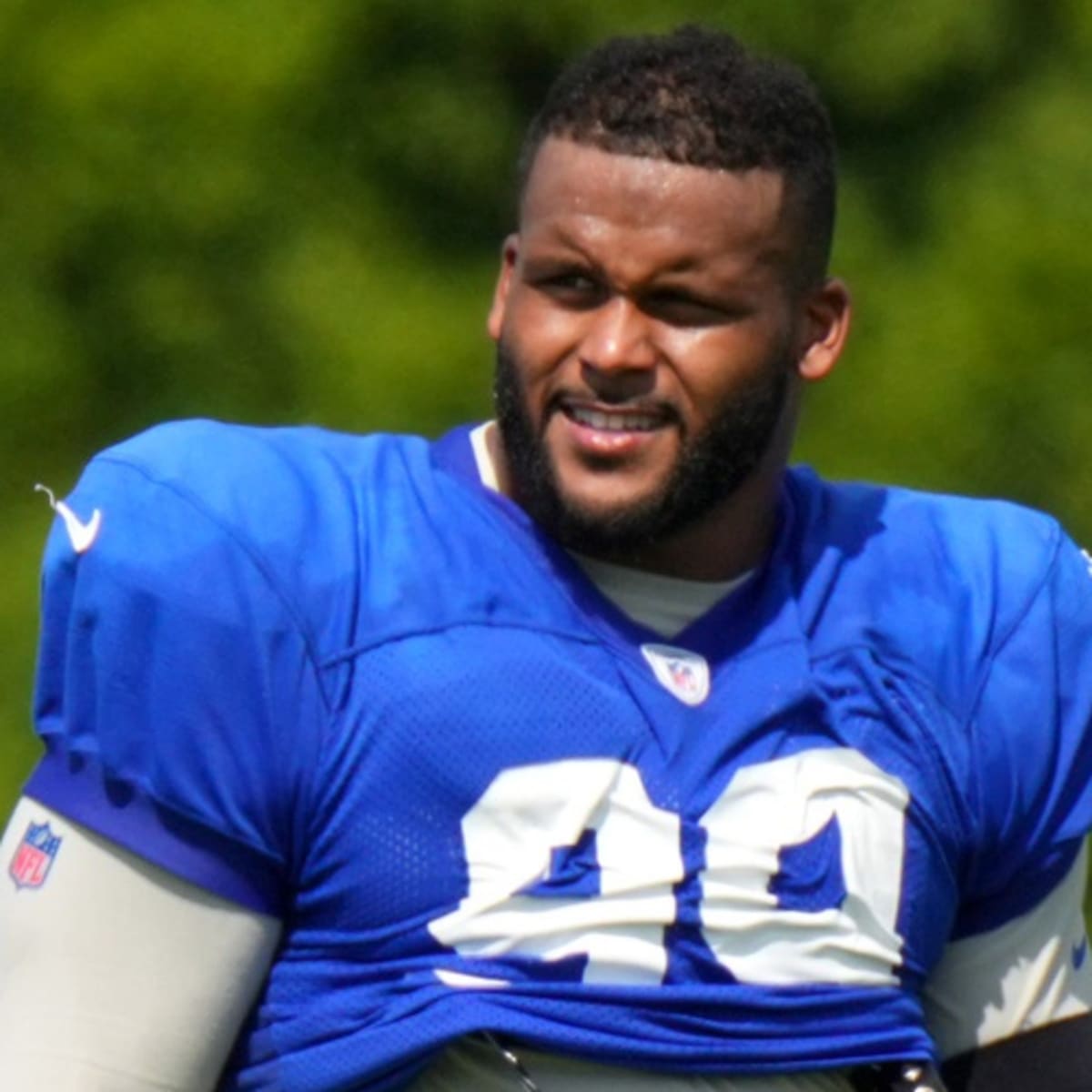 Aaron Donald: Rams star appears to swing helmet at Bengals players in joint  practice-ending brawl