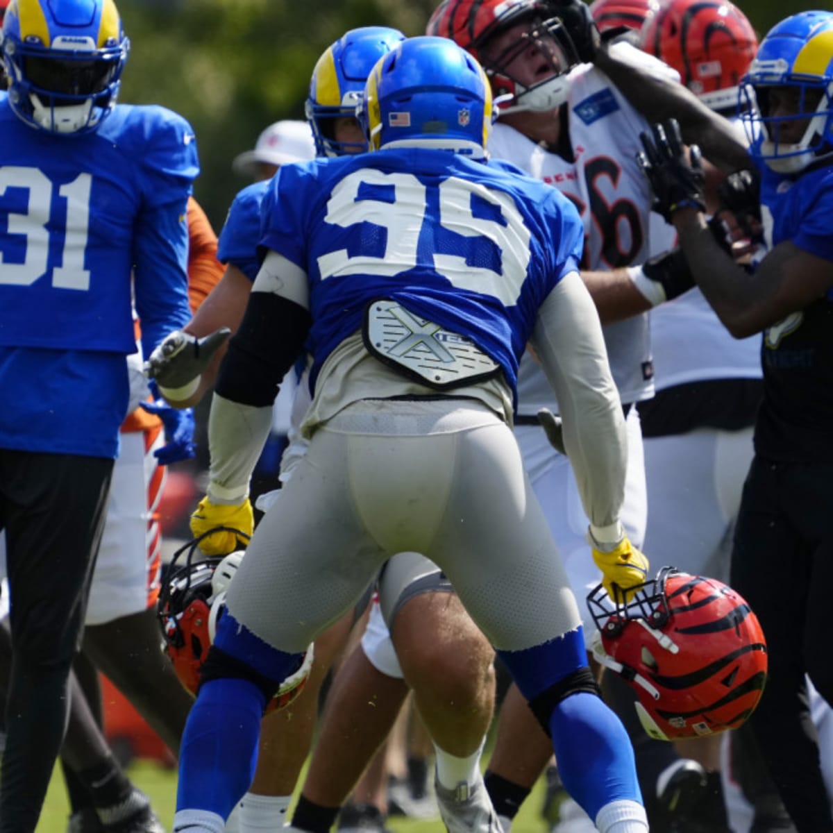 Donald focused on Bills opener after Rams-Bengals brawl