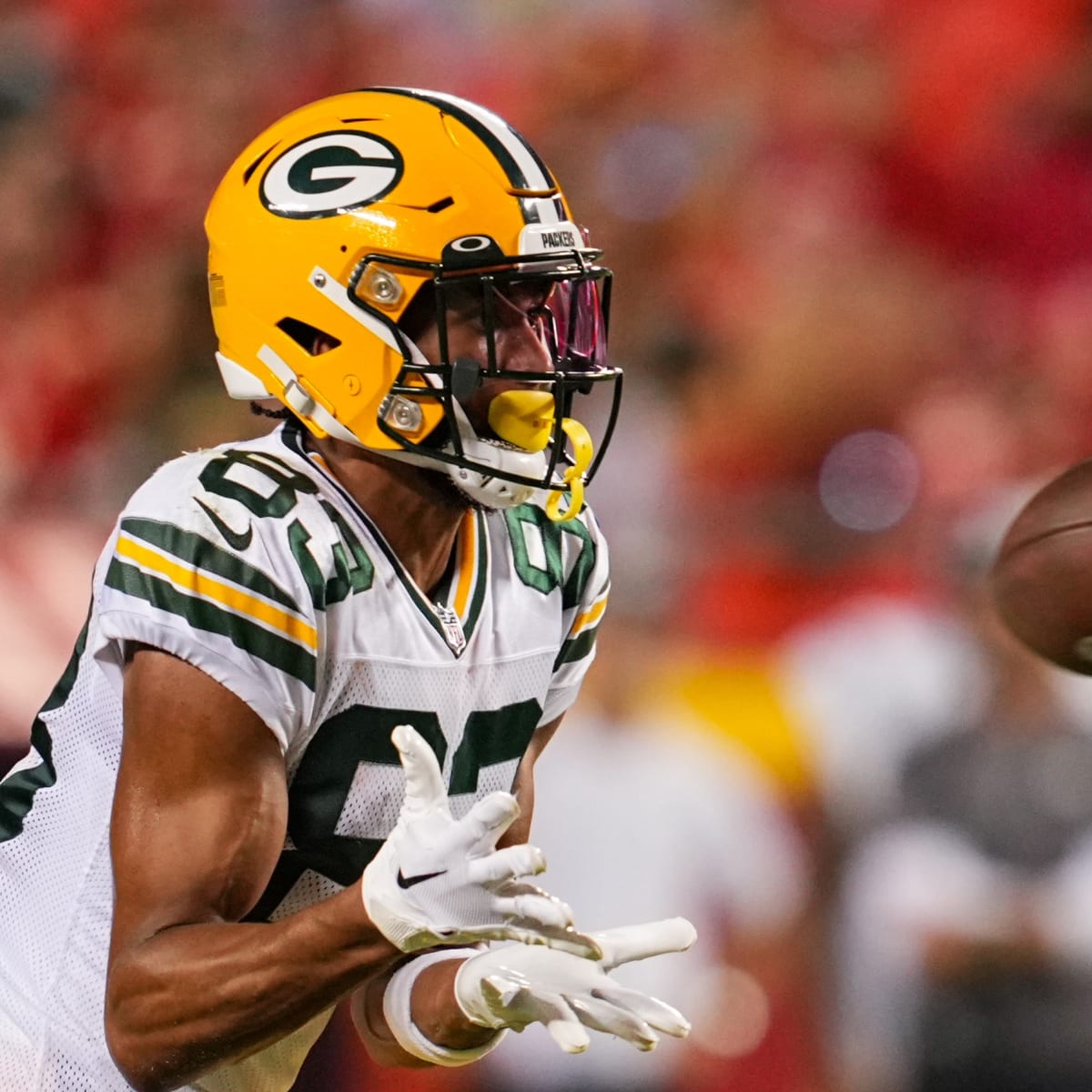 Green Bay Packers wide receiver Samori Toure (83) during a preseason NFL  football game Saturday, Aug. 26, 2023, in Green Bay, Wis. (AP Photo/Mike  Roemer Stock Photo - Alamy