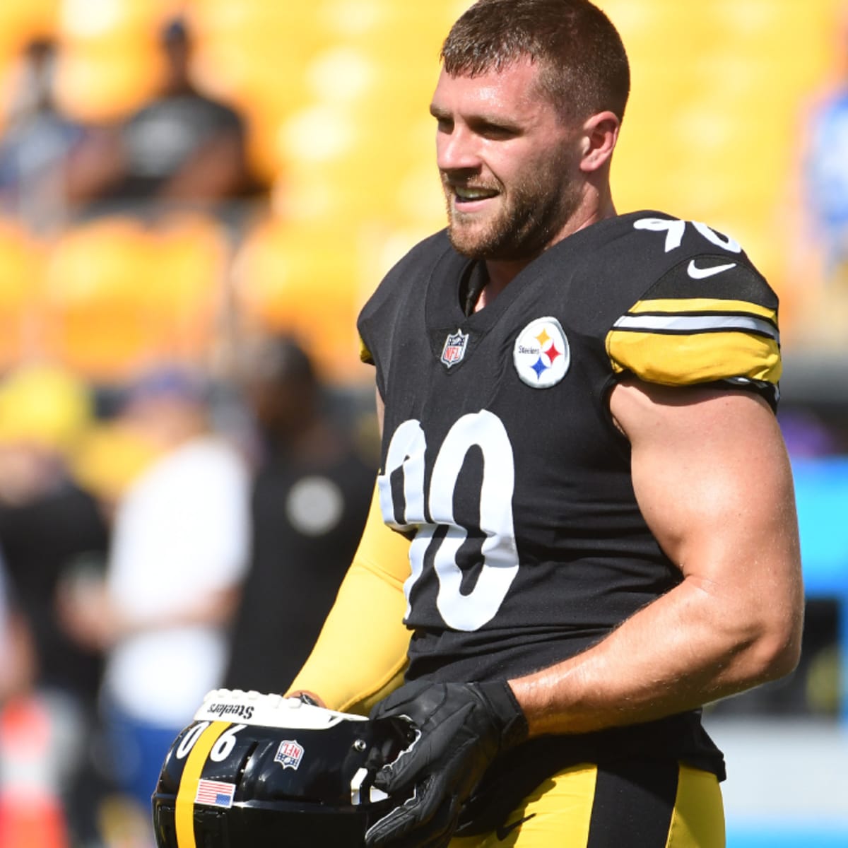 Steelers' TJ Watt practices, says knee is OK after cut block