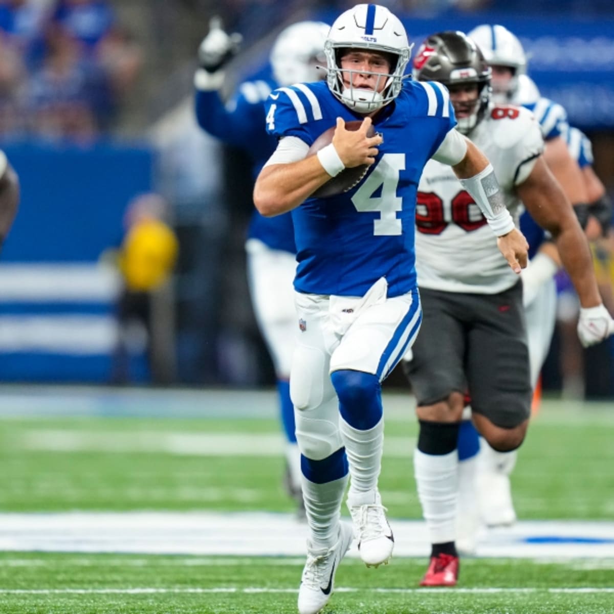 Texas ex Sam Ehlinger showed he belongs as NFL starter in loss