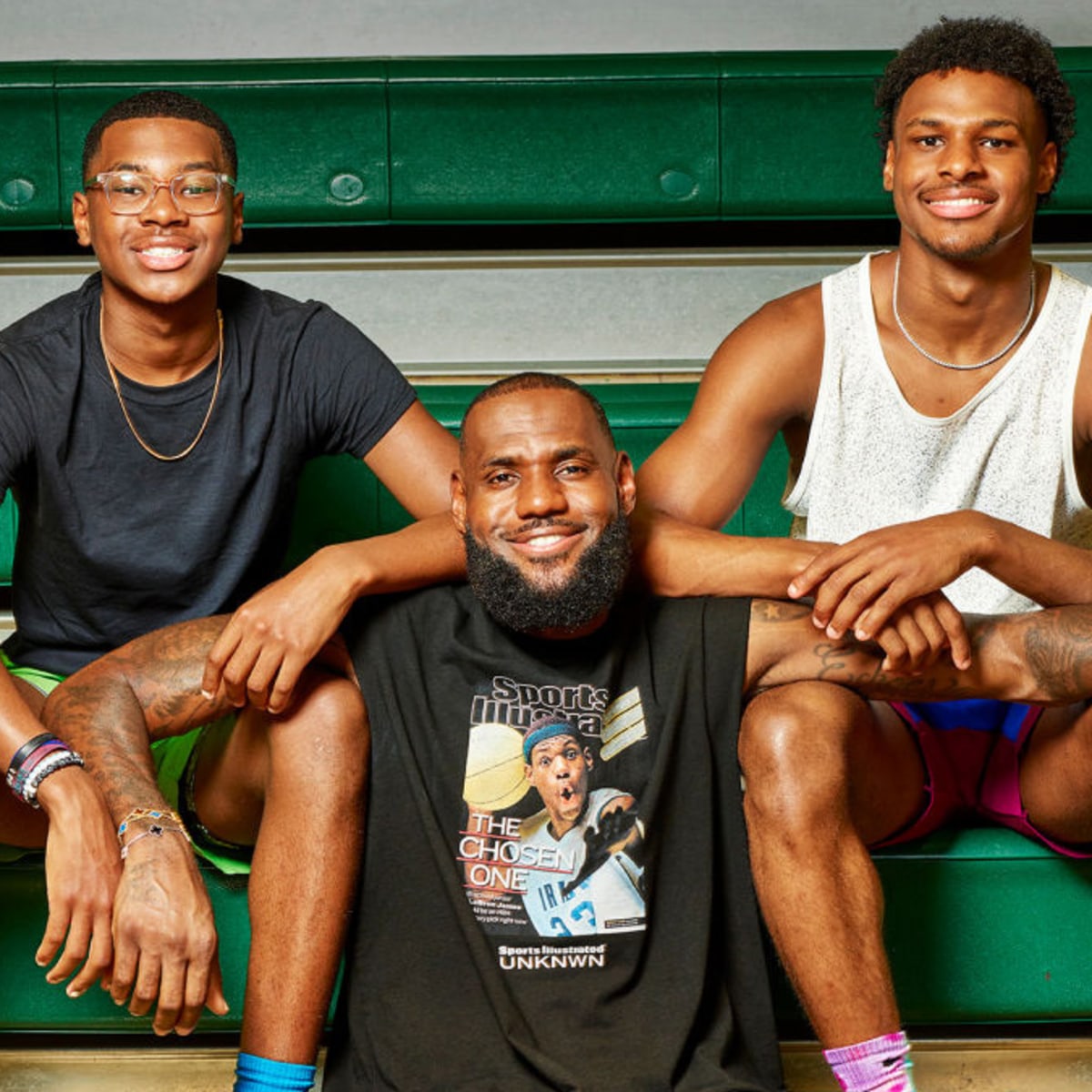 LeBron James' son Bryce commits to Notre Dame High School after playing  alongside brother Bronny at Sierra Canyon