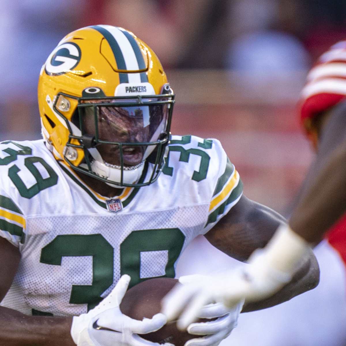 Tyler Goodson battling for Green Bay Packers' running back spot