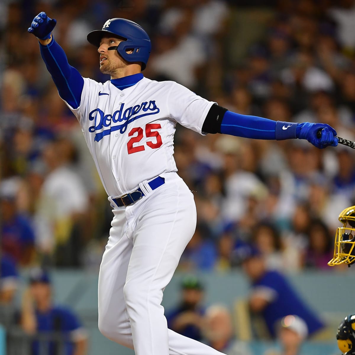 Dodgers Video: Trayce Thompson Hits 3-Run Home Run Vs. Brewers