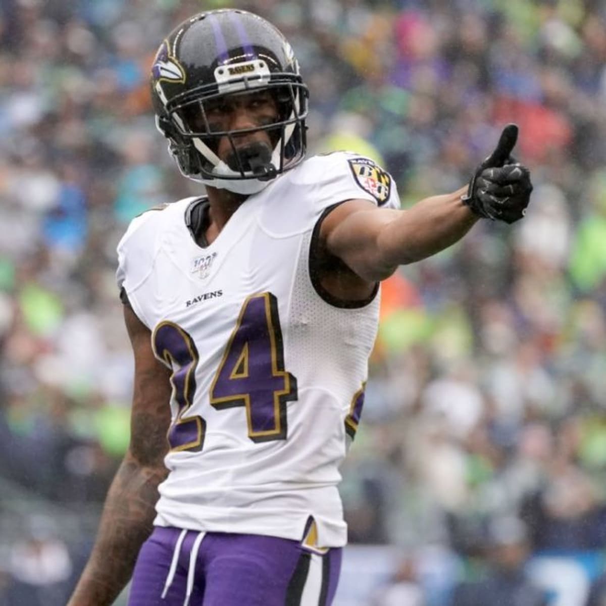 Marcus Peters Non-Commital About Availability for Ravens Opener - Sports  Illustrated Baltimore Ravens News, Analysis and More