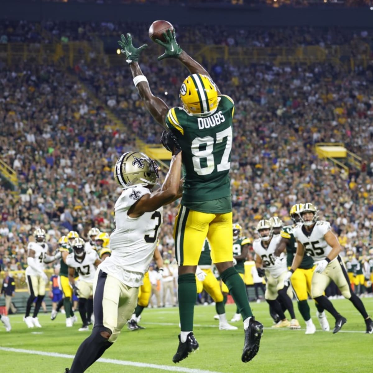 Packers may finally have rookie receivers Romeo Doubs, Christian Watson on  field together Sunday