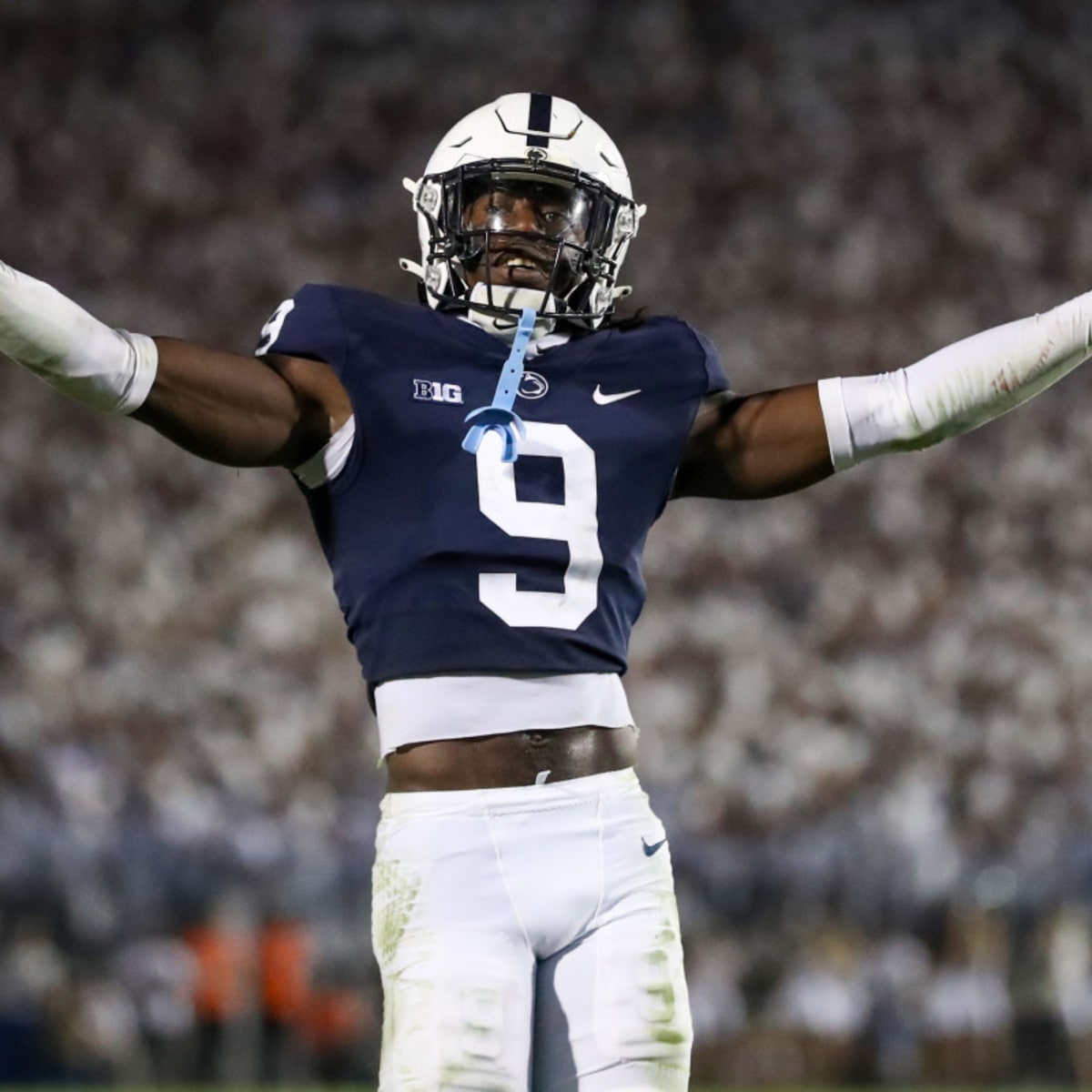 With the 14th Pick in the 2023 McManusDesign Mock Draft, the #Patriots  select… Joey Porter Jr, CB, Penn State! The Packers are on the…