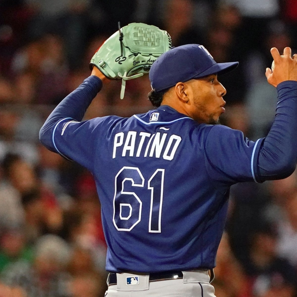 St. Petersburg, FL USA; Tampa Bay Rays pitcher Luis Patino (1) delivers a  pitch during an MLB game against the Texas Rangers on Friday, June 9, 2023  a Stock Photo - Alamy