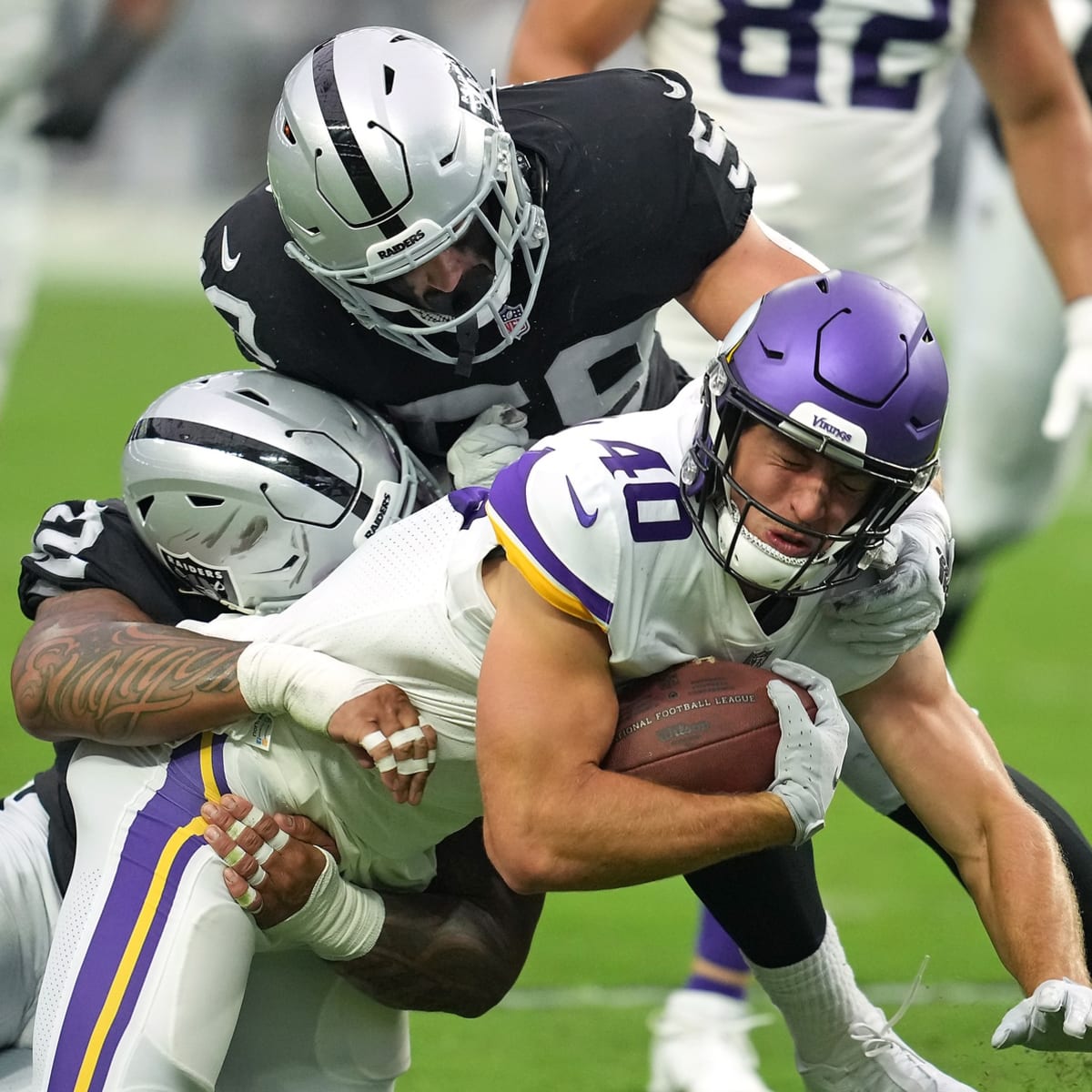 Raiders DL Kyle Peko talks to media, Training Camp 2022 - Aug 12