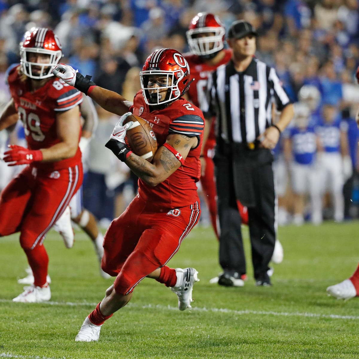 Utah's Uniform for the Heart of Dallas Bowl - Block U