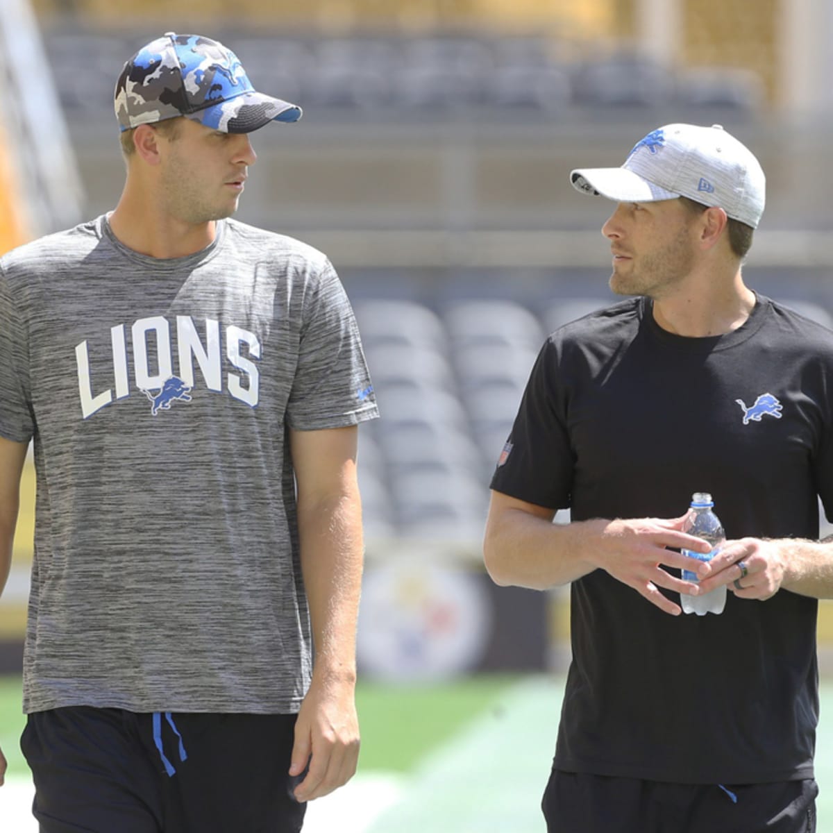 Lions head coach Dan Campbell tries to pin blame on Jared Goff interception